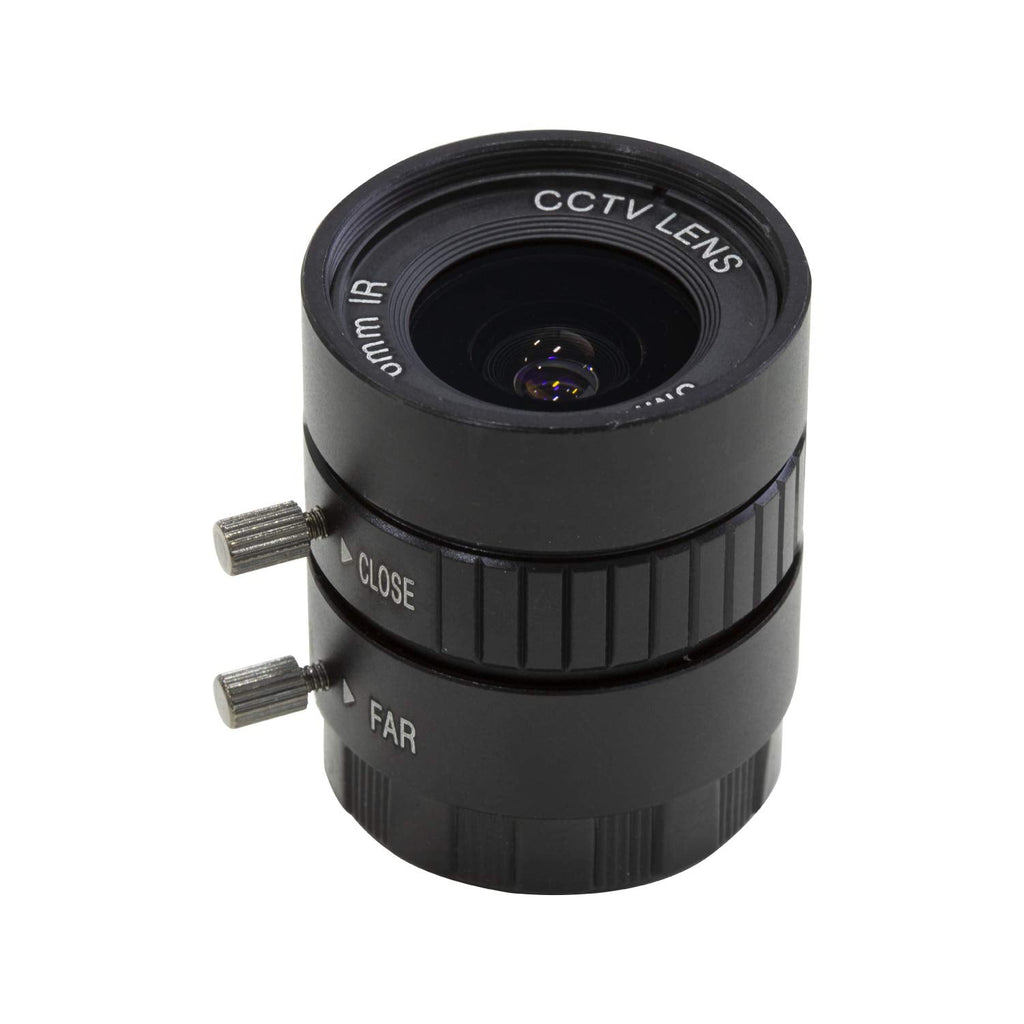  [AUSTRALIA] - Arducam Lens for Raspberry Pi HQ Camera, Wide Angle CS-Mount Lens, 6mm Focal Length with Manual Focus and Adjustable Aperture