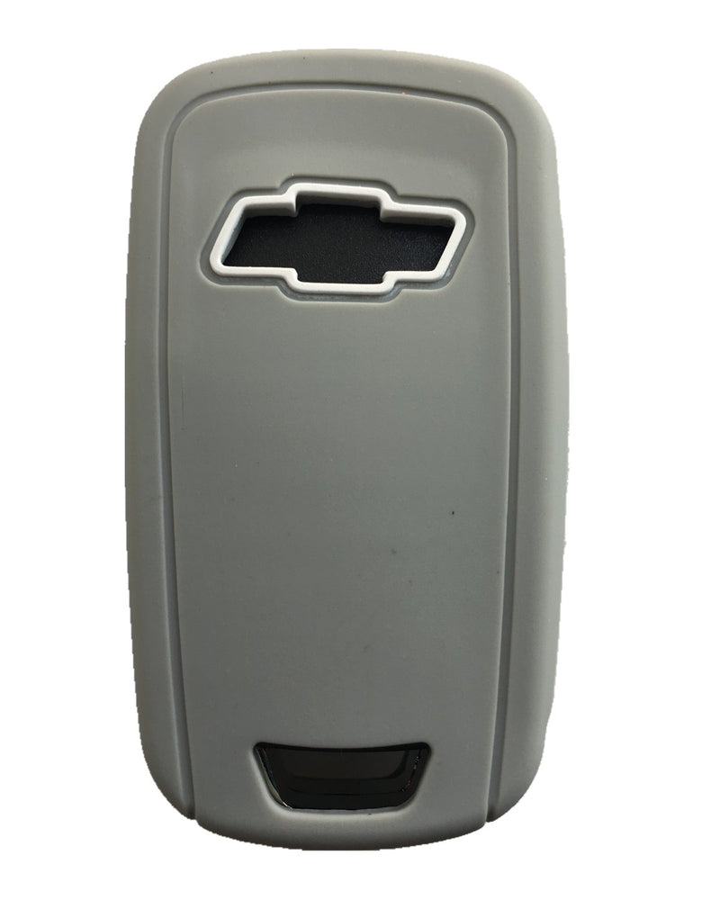  [AUSTRALIA] - Rpkey Silicone Keyless Entry Remote Control Key Fob Cover Case protector For Chevrolet Camaro Cruze Limited Equinox Impala Limited Malibu Malibu Limited Sonic（gray）OHT01060512 13504199 13500221