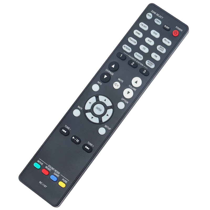  [AUSTRALIA] - RC-1167 Replace Remote Control Applicable for Denon AV Receiver AVR-2113 AVR-2113CI AVR-1913 AVR-2313CI AVR-2313 AVR2113 AVR2113CI AVR1913 AVR2313CI AVR2313