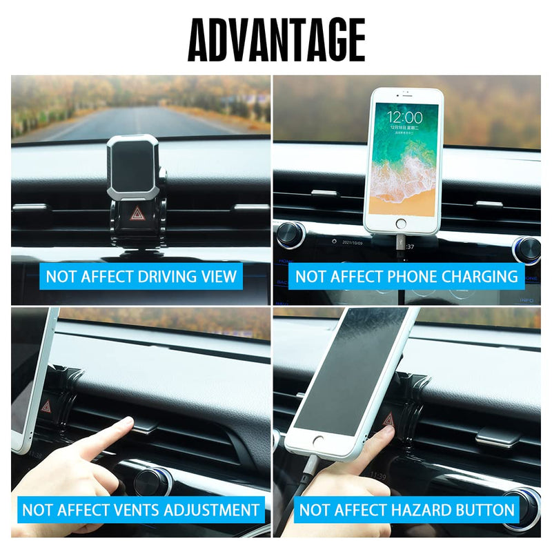  [AUSTRALIA] - CARFIB for Jeep Renegade Accessories Car Phone Holder Mount Magnetic Magnet 20115 2016 2017 2018 2019 2020 2021 Cell Phone for iPhone Samsung HTC Air Vent Dedicated