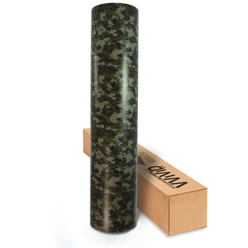  [AUSTRALIA] - VViViD Digital Camouflage Vinyl Wrap Film for DIY No Mess Easy to Install Air-Release Adhesive (1ft x 5ft) 1ft x 5ft