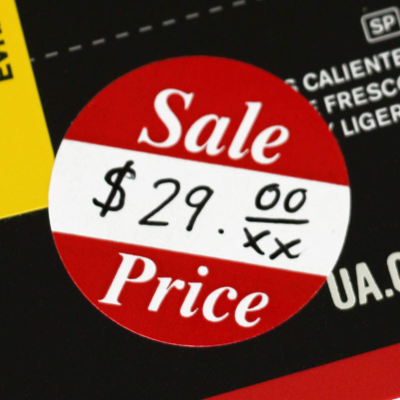 SmartSign "Sale Price" Roll of 500 Circular Removable Labels | 1" x 1" Semi-Gloss Paper - LeoForward Australia