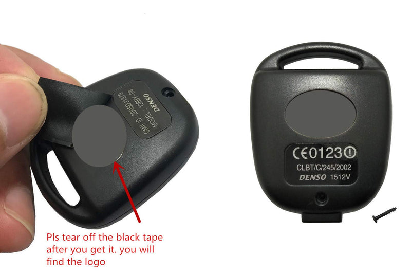 Horande Replacement Key Fob Case Shell fits for Lexus ES GS GX IS LS LX RX SC GX470 LX470 IS300 RX300 Keyless Entry Key Fob Cover Housing (Pack 2) WIthot Blade 2 - LeoForward Australia