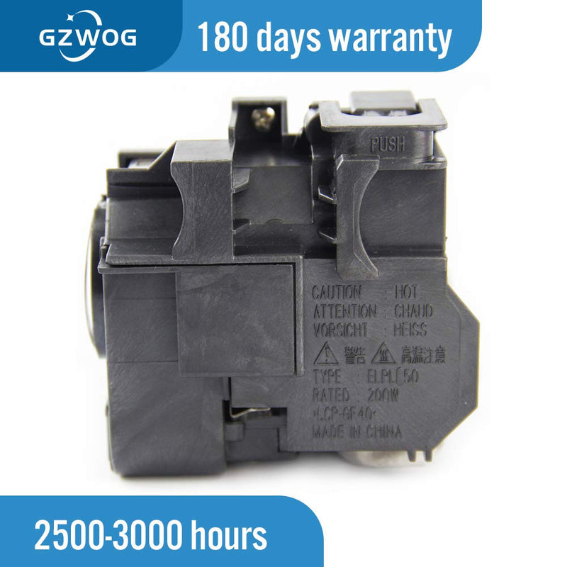  [AUSTRALIA] - Gzwog ELPLP50 V13H010L50 Replacement Projector Lamp Bulb with Housing for Epson EB-824/824H/825/826W/84/EB-84E/84H/84HE/84EDU/84LEDU/85 Epson EMP-825/84he Epson PowerLite 825/ 826W /PowerLite 84