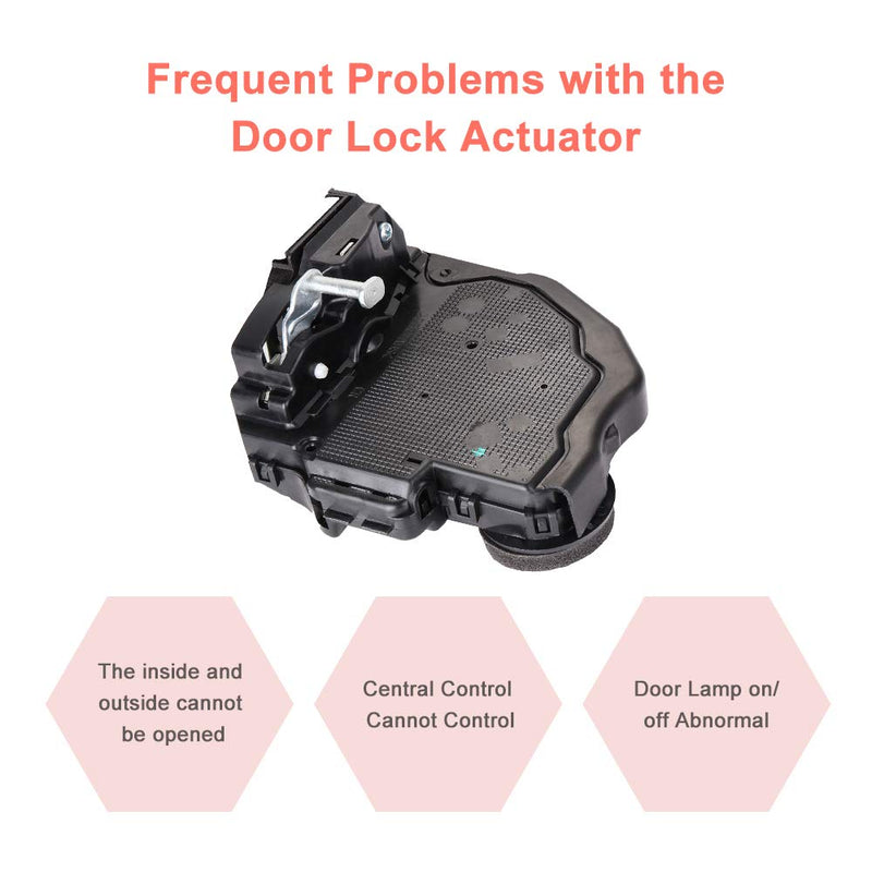cciyu Door Lock Actuators Rear Right Fits for 2010-2016 for Lexus GX460/ ES300h/ ES350/ RX350/ RX450h 2008-2015 Scion xB/xD 2006-2016 for Toyota Camry/ 4Runner/ Corolla/ RAV4/ Venza 931-404 - LeoForward Australia