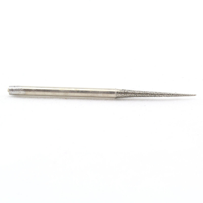  [AUSTRALIA] - JINGLING 2.35mm Diamond Grinding Head Tapered Bits Carving Burrs Pack of 30Pcs