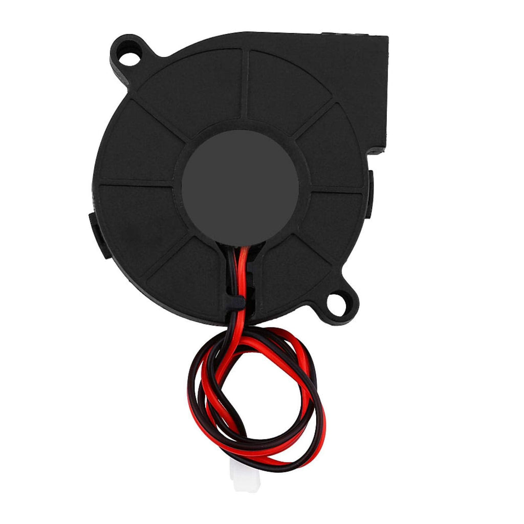  [AUSTRALIA] - Richer-R 3D Printer Cooling Fan, DC 12/24V 5015mm Blow Radial Cooling Fan Turbofan Cooler Kit Accessories High Rotation Speed with Low Noise for 3D Printer(24V)