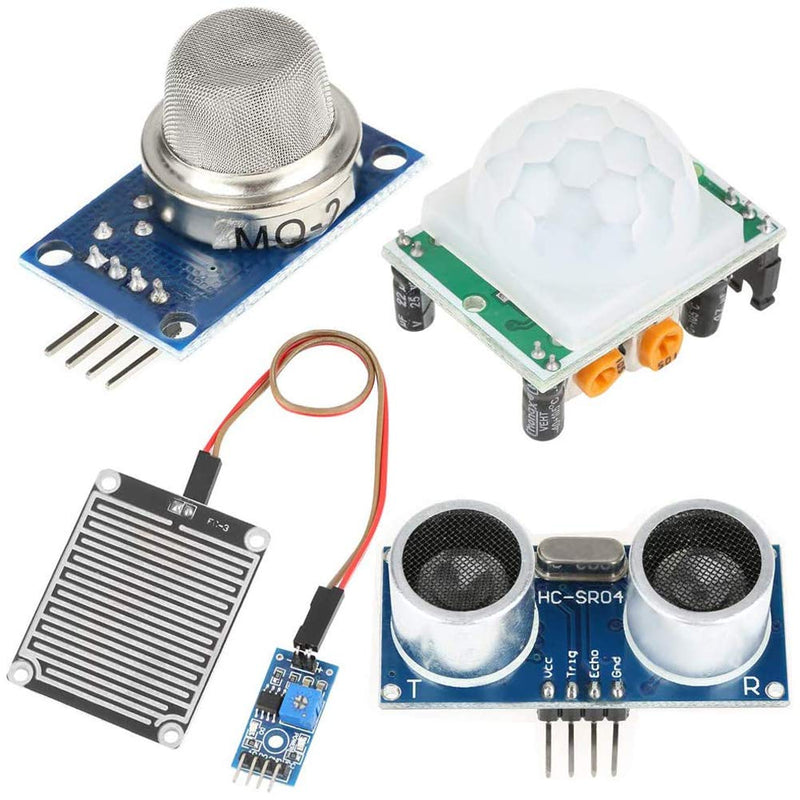  [AUSTRALIA] - AOICRIE Sensors Assortment Kit, 16 in 1 Sensor Starter Kit for Arduino Raspberry Project Super Starter Kits for UNO R3 Mega2560 Mega328 Nano Raspberry Pi 4b 3 2 Model B