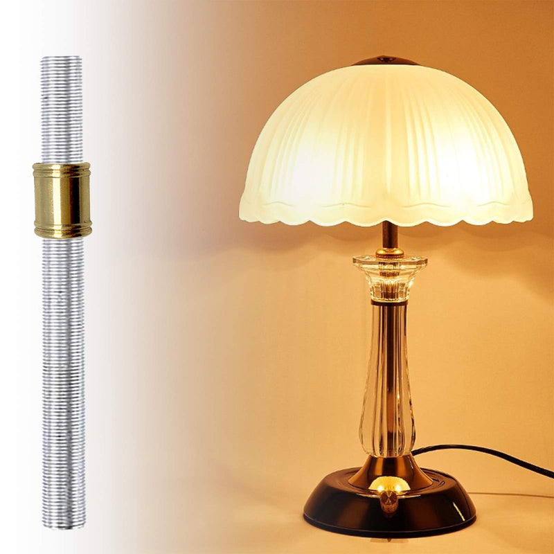  [AUSTRALIA] - ECUDIS Lamp Pipe Locknut, Lamp Rod Couplings, Lock Nut Fasteners for Standard 1/8 IP Threaded Pipe, Lamp Assemlby or Repair Lamp Tube Threaded Locknuts