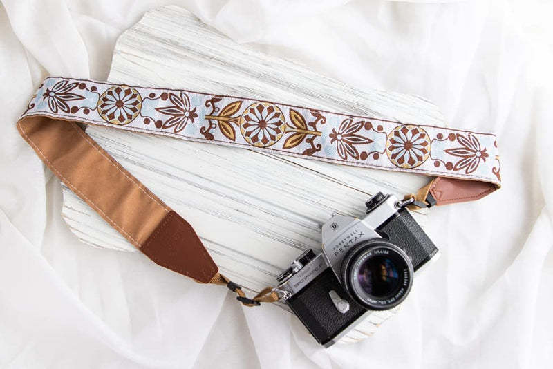  [AUSTRALIA] - Blue & White Woven Vintage Camera Straps Bundle Package- Great GIft for Man and Women Photographers