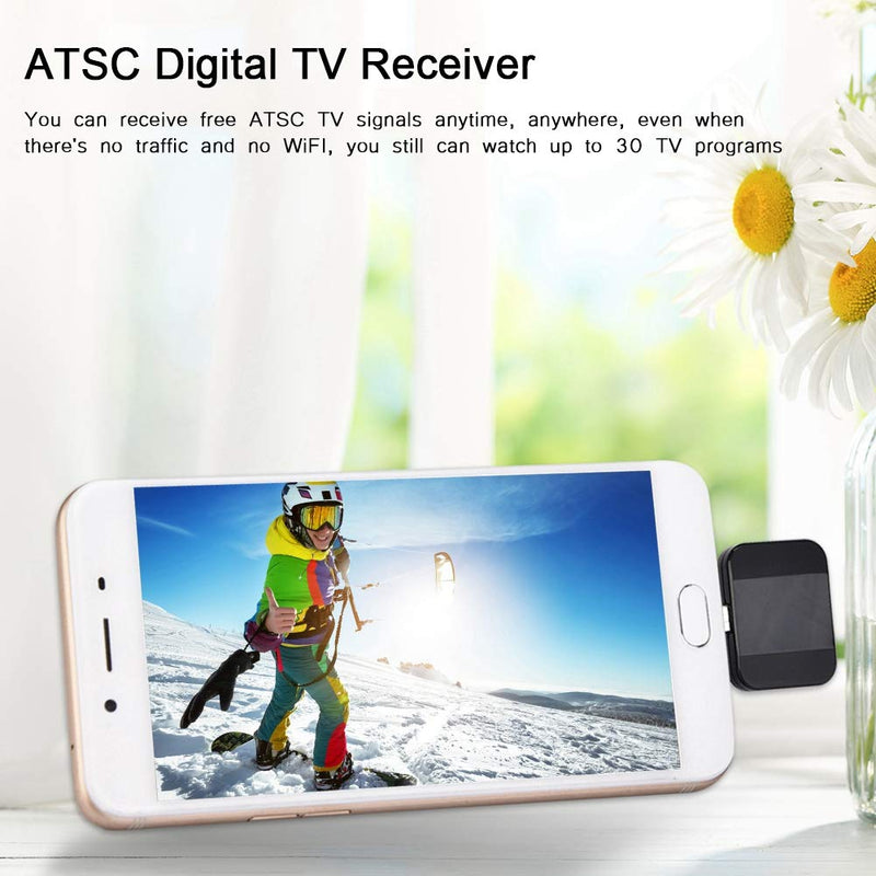  [AUSTRALIA] - TV Signal Receiver, ATSC Digital TV Receiver Wireless HD TV Stick Micro USB for Android Phone/Tablet PC/Notebook