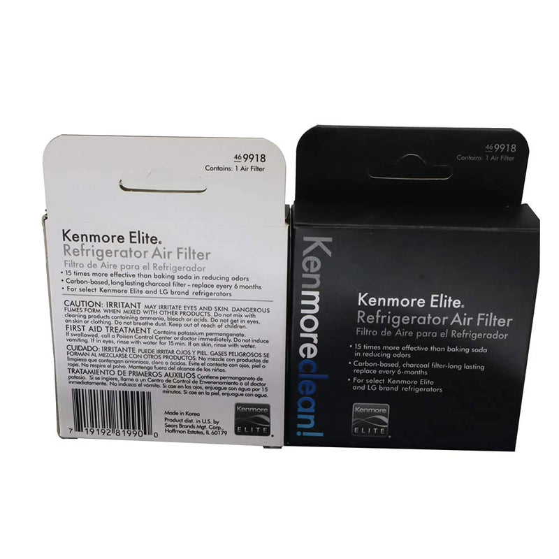 4 Pack Kenmore Elite 469918 Refrigerator Air Filter (4) - LeoForward Australia