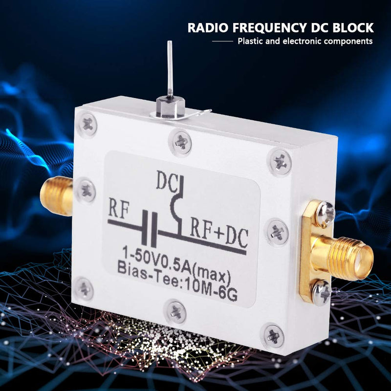  [AUSTRALIA] - 1pcs 10MHz-6GHz Frequency Bias T Broadband Radio Transmission Microwave Coaxial Bias Low Noise Amplifier Module