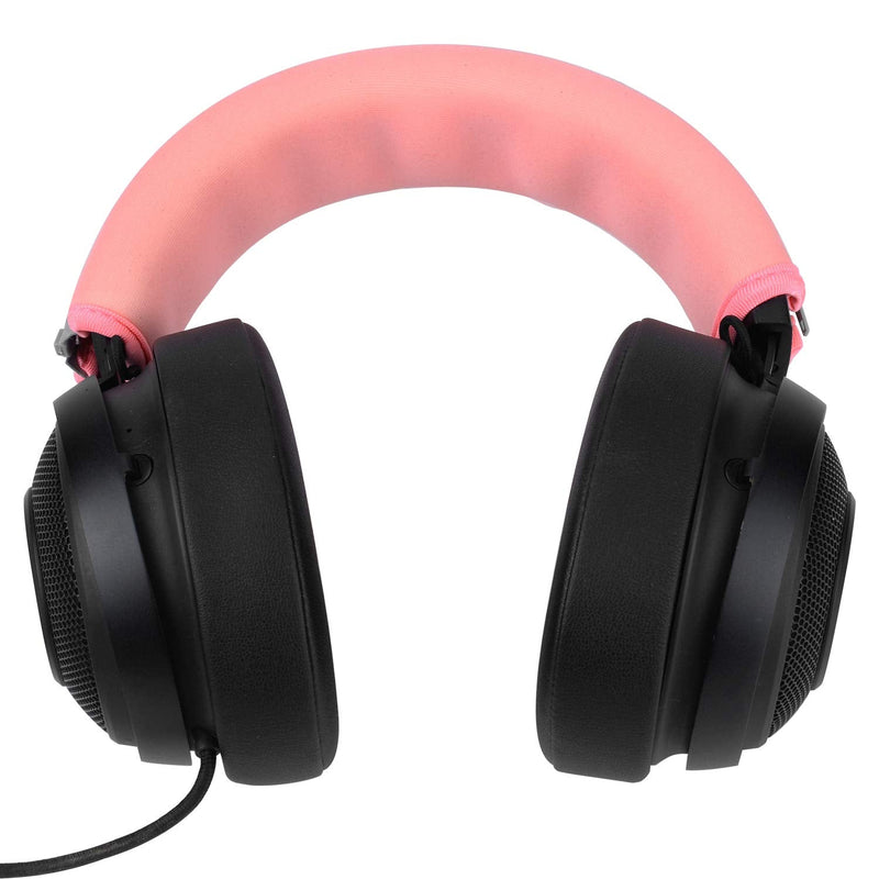  [AUSTRALIA] - Kraken V2 & PRO Headband Cover, JARMOR Replacement Head Band Protector with Zipper [ Easy Installation ] for Razer Kraken V2 & V2 Pro Headphones (Oval & Round Cushion) ONLY (Pink) Pink