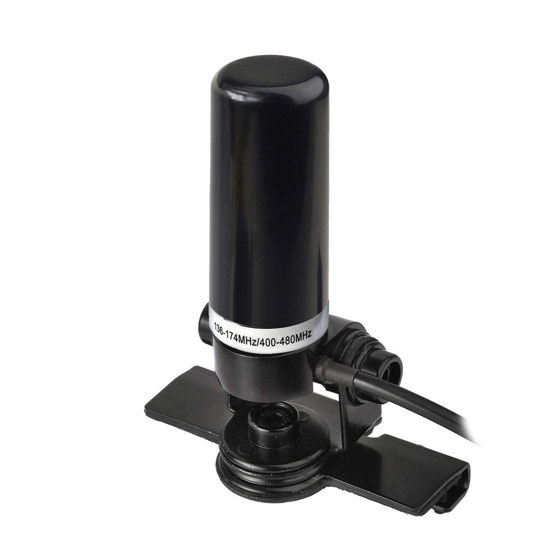  [AUSTRALIA] - Bingfu Vehicle Ham Radio Mobile Radio Antenna VHF UHF 136-174MHz 400-470MHz Car Truck Amateur Radio NMO Mount Low Profile Antenna with Lip Mount Fixed Bracket PL259 Male 5m 16.5 feet RG58 Cable