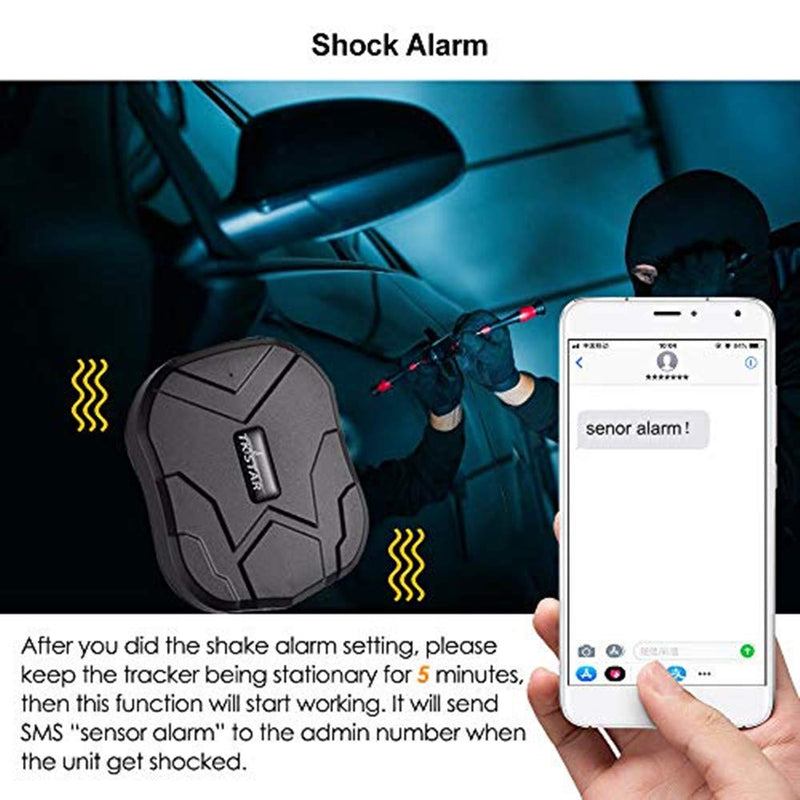  [AUSTRALIA] - TKSTAR GPS Tracker,GPS Tracker for Vehicles Waterproof Real Time Car GPS Tracker Strong Magnet Tracking Device For Motorcycle Trucks Anti Theft Alarm TK905