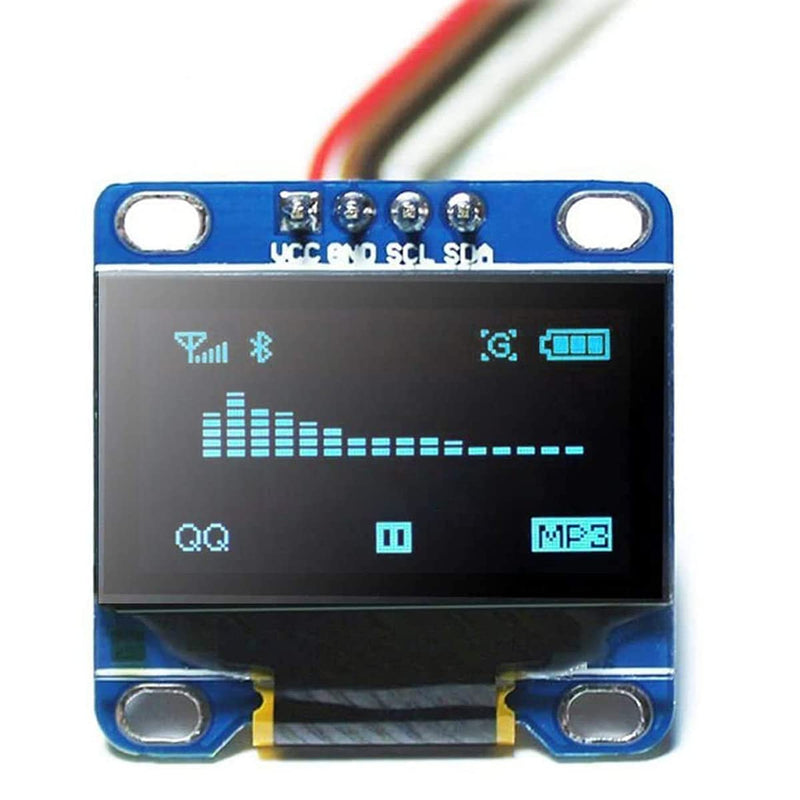  [AUSTRALIA] - DEVMO 12864 0.96 Inch I2c IIC Serial OLED LCD LED Display Screen Serial Module 128 X 64 Compatible with Ar-duino Display Raspberry PI 51 Msp420 Stim32