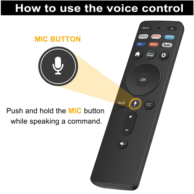  [AUSTRALIA] - New Replacement Voice Remote XRT260 fit for Vizio M-Series Smart TV M75Q6-J03 M50Q7-J01 P65Q9-J01 P75Q9-J01 M58Q7-J01 M65Q7-J01 M70Q7-J03 M75Q7-J03 M43Q6-J04 M50Q6-J01 M55Q6-J01 M65Q6-J09 M70Q6-J03