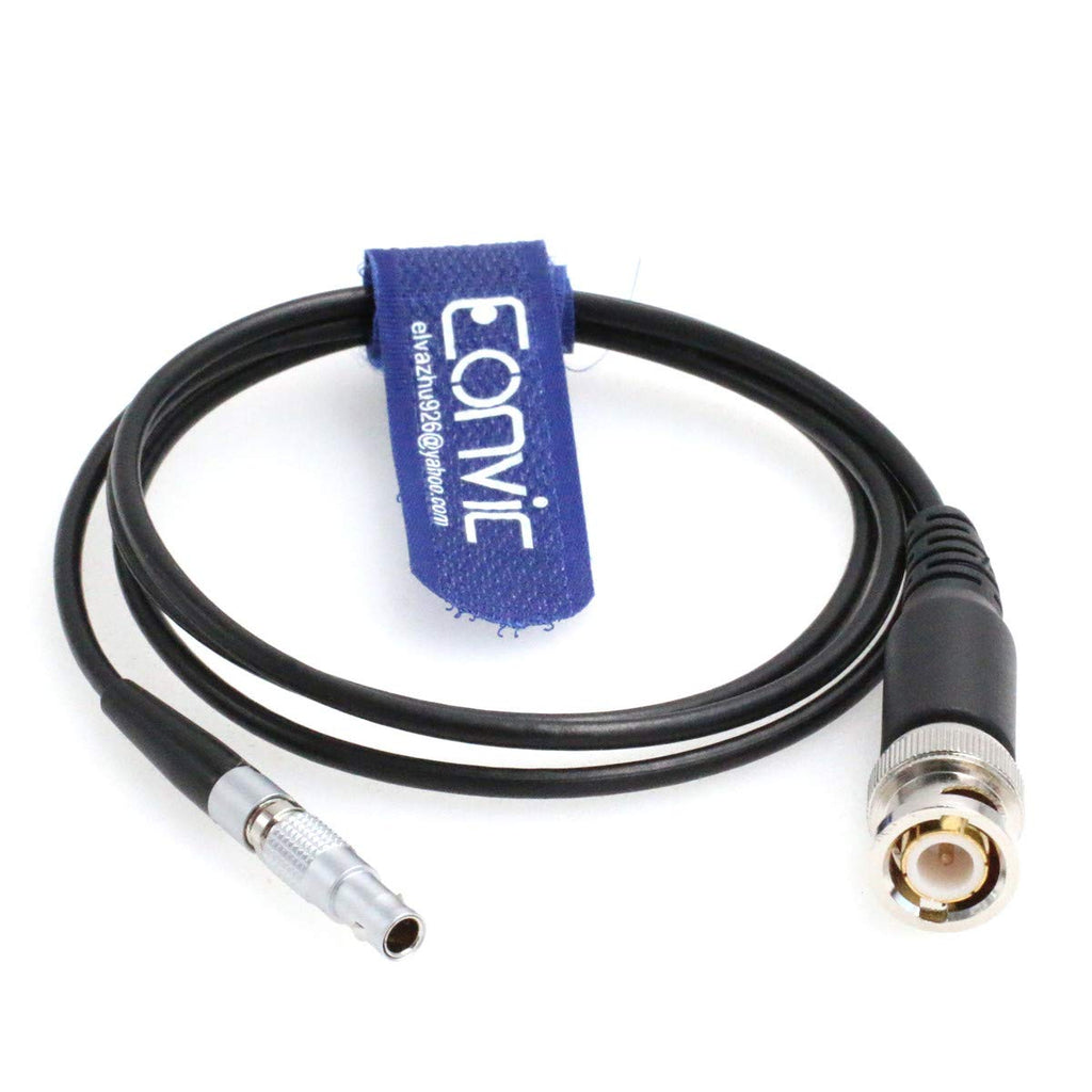  [AUSTRALIA] - Eonvic Red Epic Scarlet BNC to 4pin Nor1438 Audio Timecode Adapter Cable Black Cable