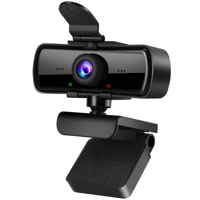  [AUSTRALIA] - 2040x1080 High Resolution HD Desktop Webcam with Microphone for PC Computer Monitor, USB Stream Camera with Privacy Cover 120 Degree Wide Angle Design for YouTube Tiktok Webcast Conferencing