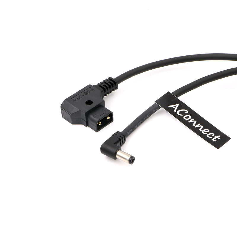  [AUSTRALIA] - AConnect LCD Monitor-DC-Dtap-Cable D Tap P Tap to 2.1 DC Right Angle 12V Cable for KiPRO LCD| Lectrosonic 1.5M Right Angle Cable