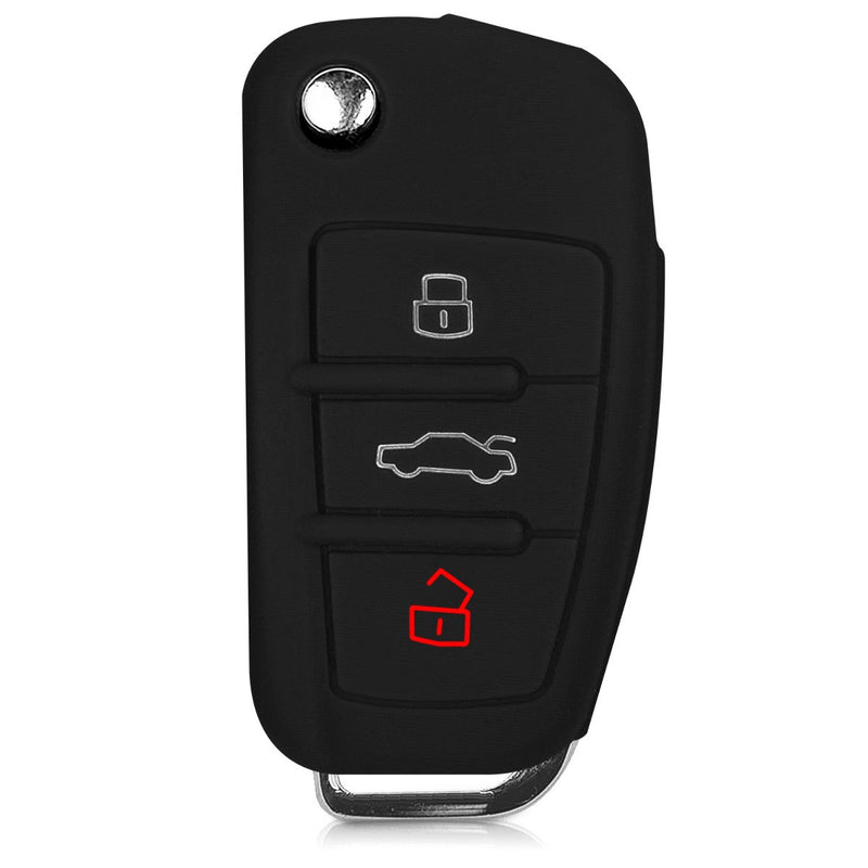 kwmobile Key Cover Compatible with Audi - Black - LeoForward Australia