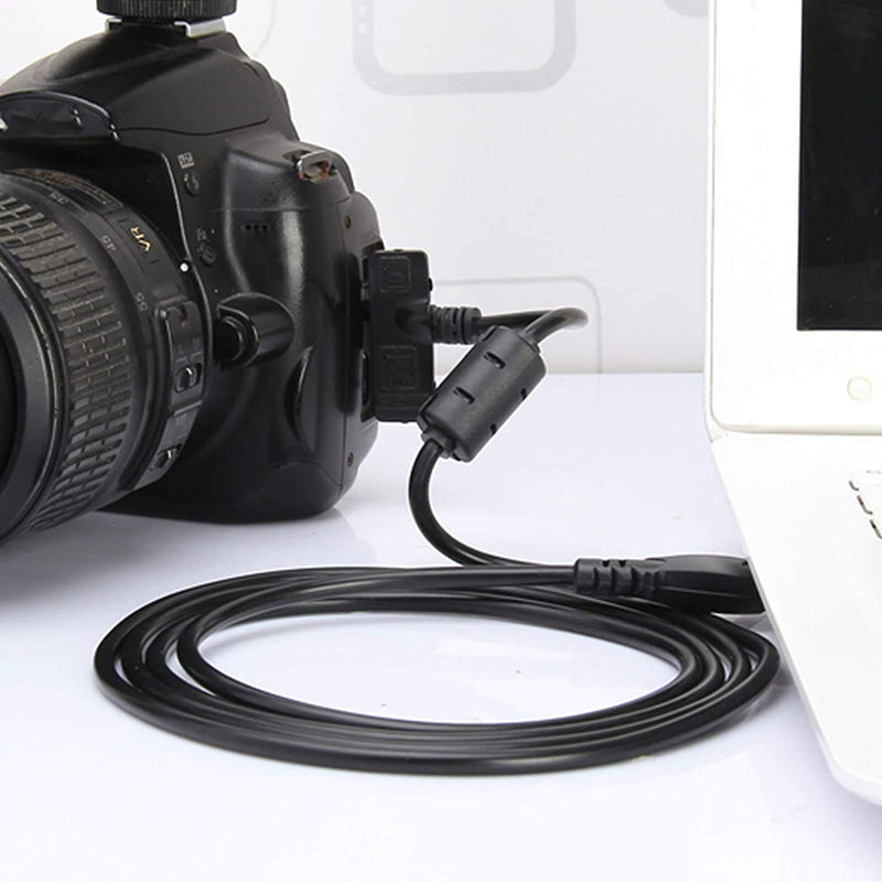  [AUSTRALIA] - Replacement USB Camera Transfer Data Sync Charging Cable Cord for Nikon Coolpix B500, A300, A10, A100, L29, L31, L32, UC-e16 UC-E23, UC-E17, Nikon Camera SLR DSLR D3300 D750 D5300 D7200 D3200 & More [1-Pack cable]