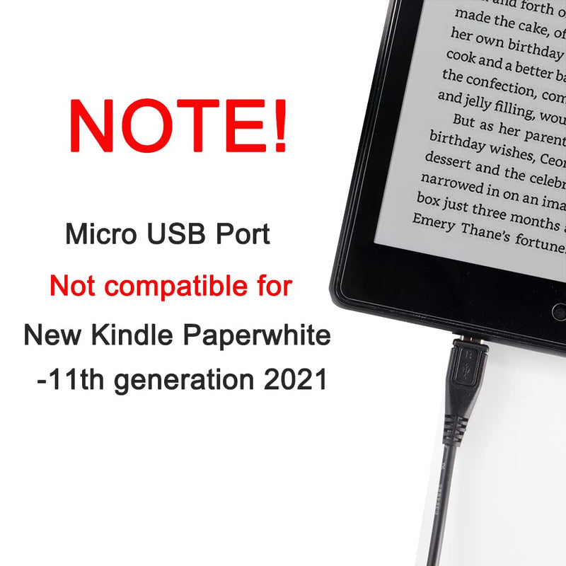  [AUSTRALIA] - 2Pack-Amazon Kindle Replacement Micro USB Cable, 10 Ft Extra Long Cord Compatible for Kindle Fire HD, HDX 6" 7" 8.9" 9.7", Fire 6 7 8 10(1st-8th Gen),Kindle E-Reader(3rd-10th Gen),Kids Edition