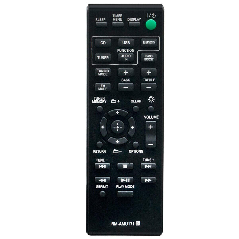 RM-AMU171 Replacement Remote Control fit for Sony Hi-Fi Stereo Audio System CMT-BT60 CMT-SBT100 CMT-BT60B CMT-BT80W HCD-SBT100B CMT-BT80WB CMT-SBT100B CMT-SBT300W CMT-SBT300WB HCD-SBT100 HCD-SBT300W - LeoForward Australia