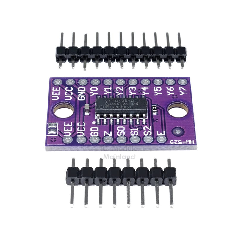  [AUSTRALIA] - 74HC4051 8-Channel Mux 8-Channel Analog Multiplexer Module, Pack of 5 x5 74HC4051