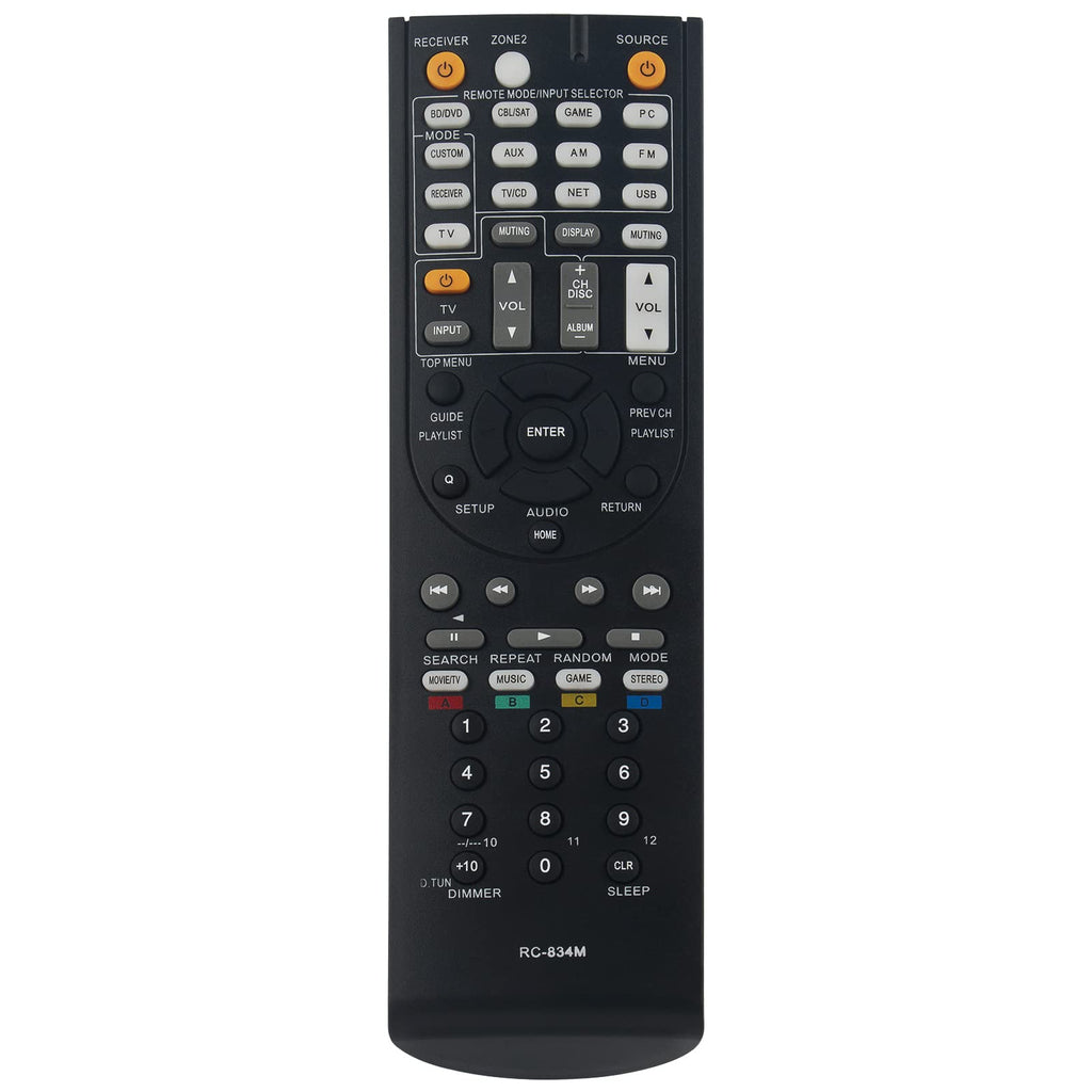  [AUSTRALIA] - PERFASCIN Replacement Remote Control RC-834M Fit for Onkyo AV Receiver TX-NR414 TX-NR515 HT-R791 HT-RC440 HT-RC460