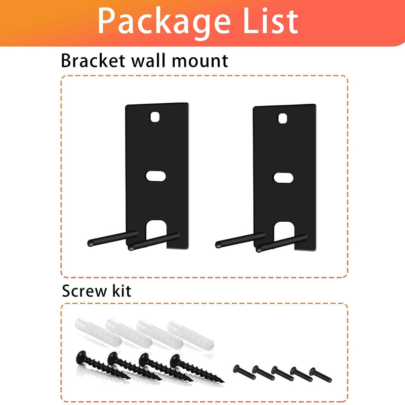  [AUSTRALIA] - Dinghose Wall Brackets Compatible with Bose Surround Speakers 700，OmniJewel Lifestyle 650 Home Entertainment System (Black) Black