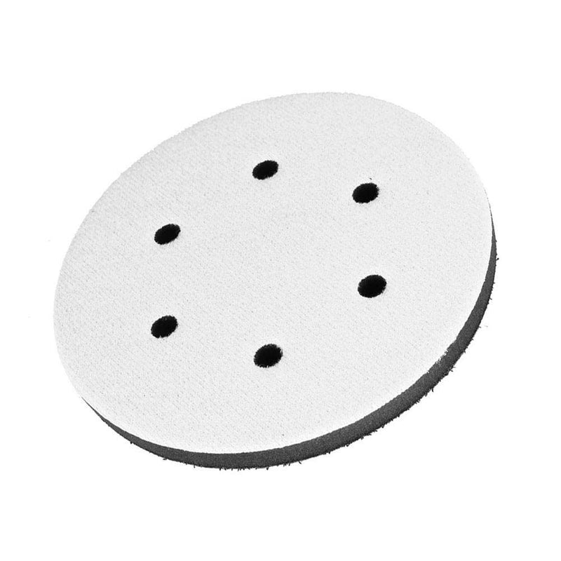  [AUSTRALIA] - Sanding Soft Pad,150mm Diameter Soft Buffer Sponge Interface Cushion Pad for Sanding Pads(6 holes) 6 holes