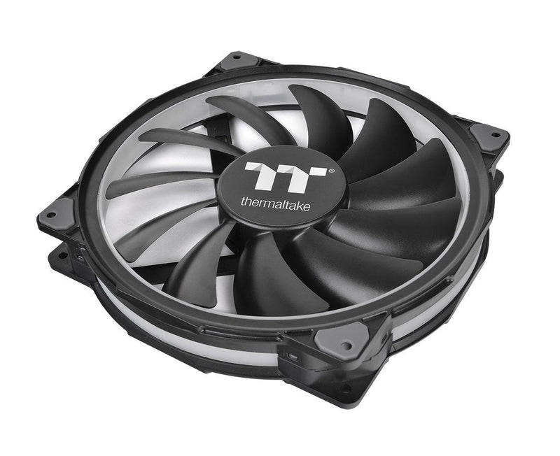  [AUSTRALIA] - Thermaltake Riing Plus 20 RGB TT Premium Edition w/Controller 200mm Software Enabled Circular 12 Addressable LEDs Sets (24 Addressable LEDs) 11 Blades RGB Riing Case/Radiator Fan CL-F069-PL20SW-A 1 Pack