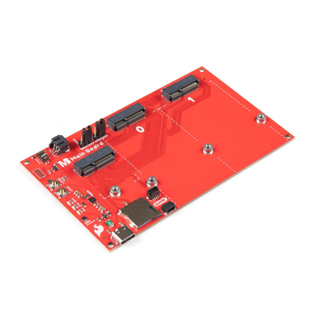  [AUSTRALIA] - SparkFun MicroMod Main Board - Double - Rapidly Prototype Qwiic Devices Using a Variety of Processors from The MicroMod System - Features Two Ports for Standard 1 in by 1 inch Qwiic breakouts