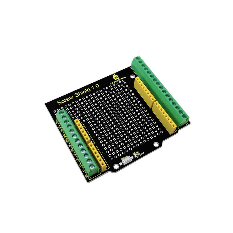  [AUSTRALIA] - KEYESTUDIO Proto Screw Shield for Arduino R3, Proto Shield Terminal Prototype Expansion Board for Arduino Un0 R3 option 1