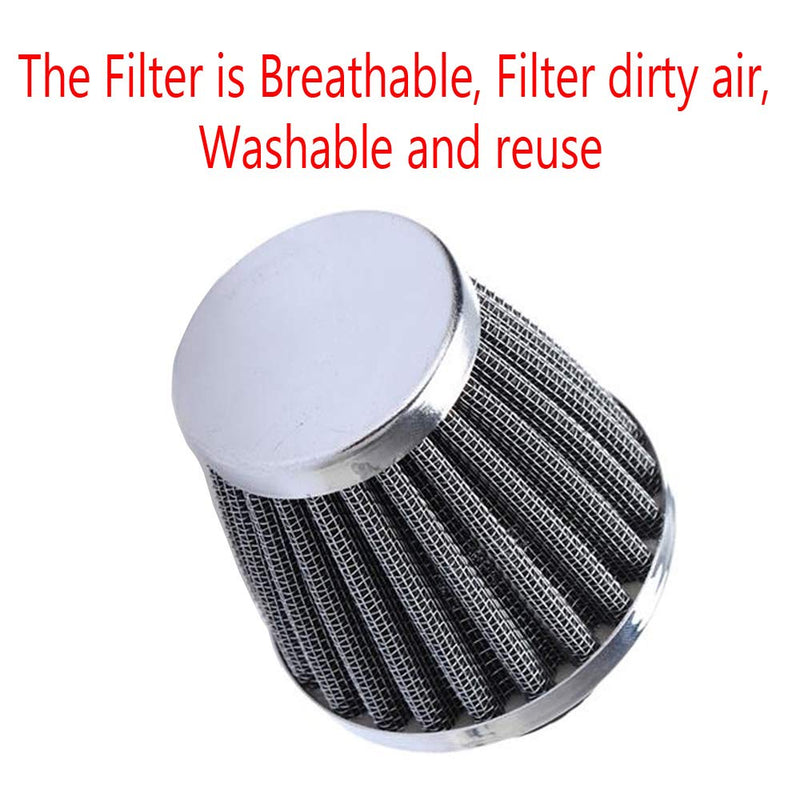  [AUSTRALIA] - ESUPPORT 60mm Mini Cone Cold Air Intake Filter Turbo Vent Clean Fresh Car Motorcycle