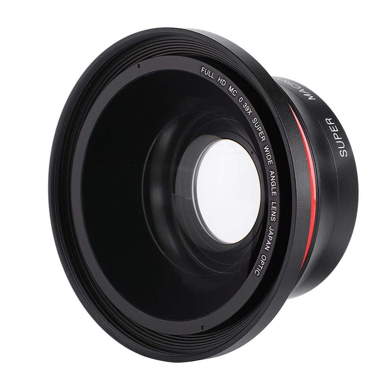  [AUSTRALIA] - 37mm 0.39X Professional HD Wide Angle Lens with Macro Lens and 37mm Phone Clip for Camcorder DSLR Camera