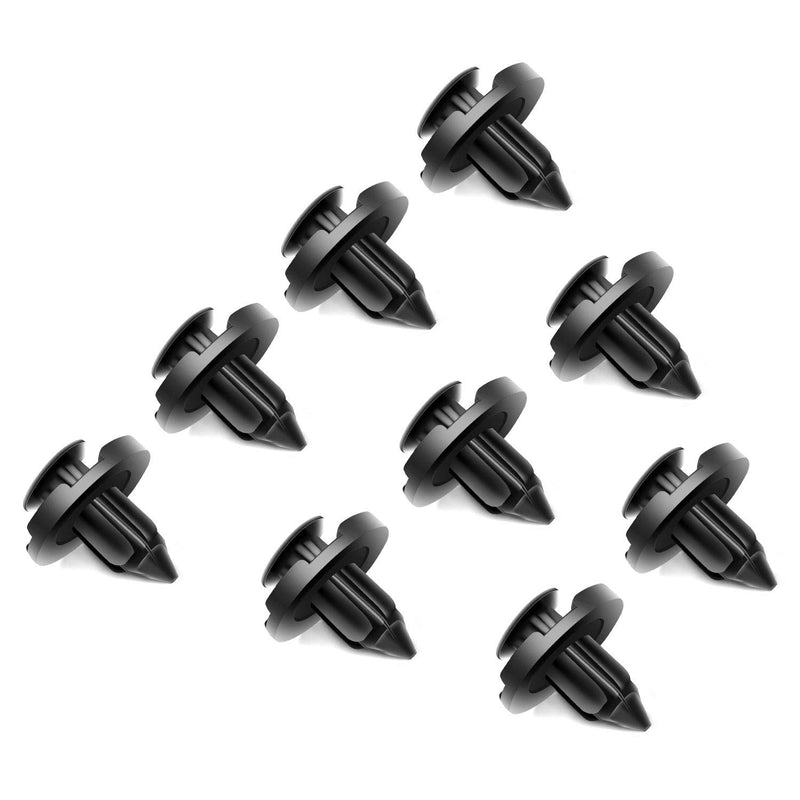  [AUSTRALIA] - GOOACC GRC-09 40 Pcs Clips Nylon Bumper Fastener Rivet OEM Replacement 01553-09321 Fender Liner and Radiator 8mm