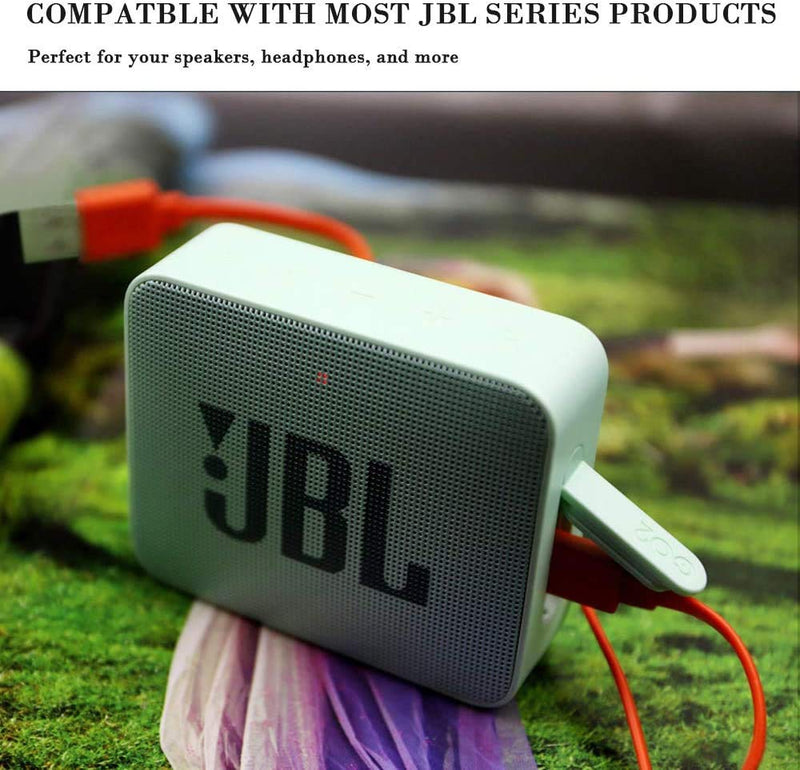 USB Fast Power Charging Charger Cable Cord for JBL Wireless Bluetooth Speaker Earphone Headphone - 3.3FT & Orange - LeoForward Australia