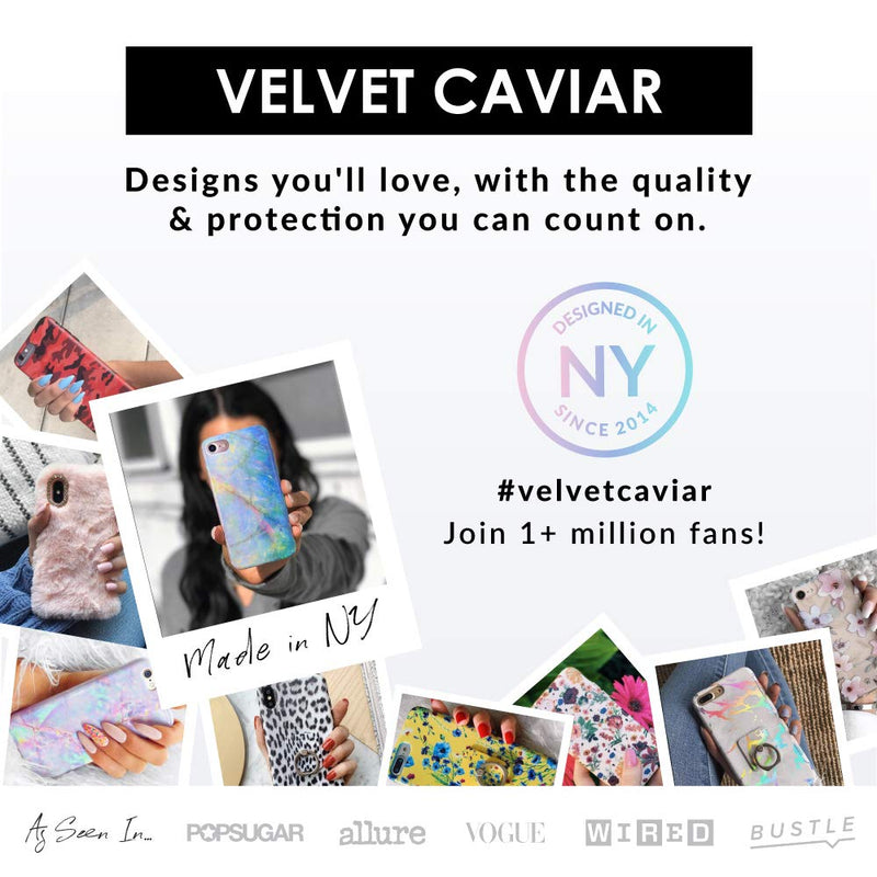  [AUSTRALIA] - Velvet Caviar Cell Phone Ring Holder - Finger Ring & Stand - Improves Phone Grip Compatible with iPhone, Galaxy, Most Smartphones (Stardust Glitter) Stardust Glitter