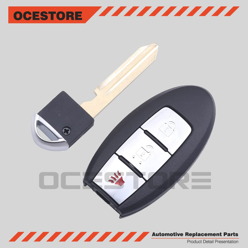  [AUSTRALIA] - OCESTORE 3 Button Car Key Fob Keyless Entry Remote Replacement for 2014-2016 Rogue Replace KR5S180144106 285E3-4CB1A