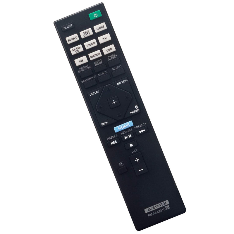 RMT-AA231U Replacement Remote Control Applicable for Sony 7.2ch Home Theater AV Receiver STR-DH770 STRDH770 - LeoForward Australia