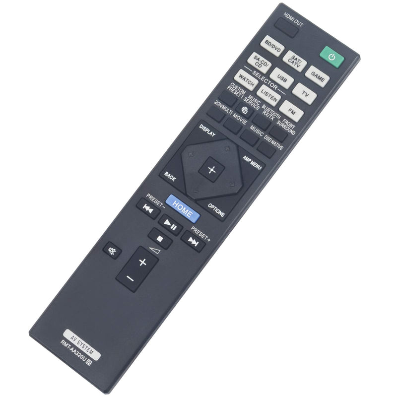 RMT-AA320U Replacement Remote Fit for Sony Multi Channel AV Receiver STR-ZA810ES STR-DN1080 STRZA810ES STRDN1080 - LeoForward Australia