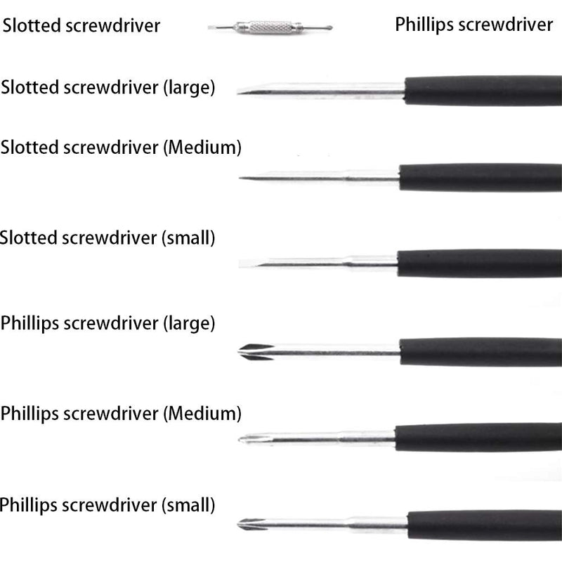 8 in 1 Multi Portable Screwdriver Tools Set with 6 LED Torch - LeoForward Australia