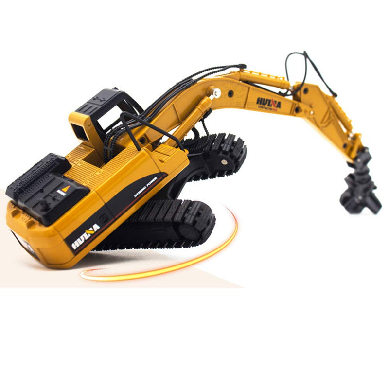  [AUSTRALIA] - Ailejia 1/50 Scale Diecast Articulated Dump Truck Alloy Models Timber Grab Vehicle Construction Vehicle Model Engineering Car Toy boy Gift (Wood Picker) Wood Picker