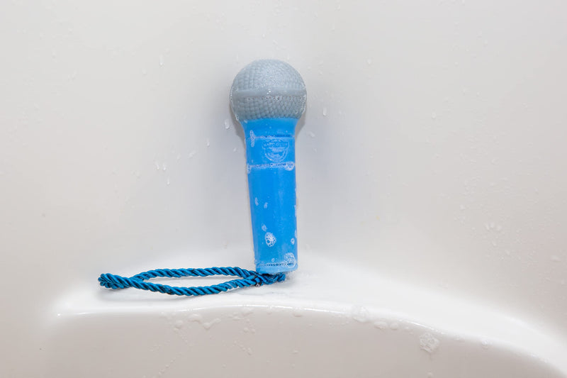  [AUSTRALIA] - BigMouth Microphone Soap On Rope, Black, Medium