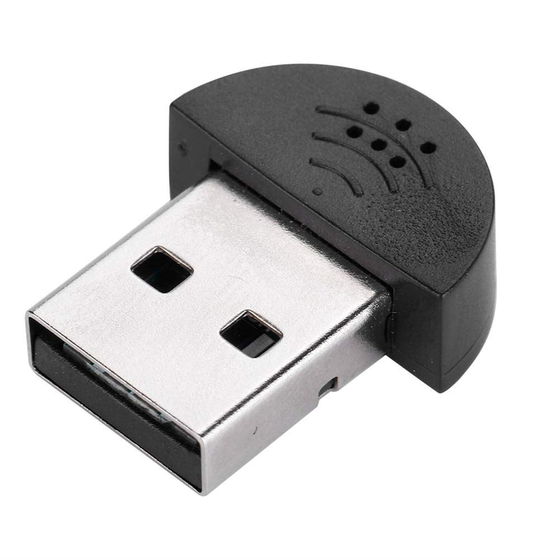  [AUSTRALIA] - Simlug Portable 360° Omnidirectional Recording Audio Mic PC USB Microphone, for Skype Chatting(Black)