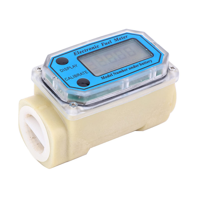 Mini Digital Turbine Flowmeter Diesel Fuel Flow Meter High Accuracy 15-120L/min 1" NPT Flowmeter for Measuring Diesel, Urea, Kerosene, Gasoline - LeoForward Australia