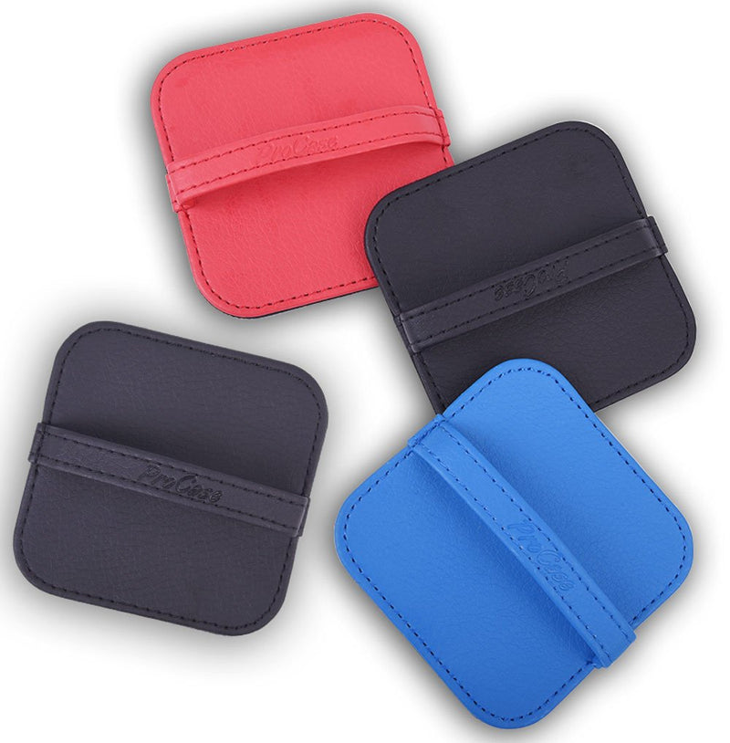  [AUSTRALIA] - ProCase Screen Cleaning Pad Cloth Wipes for iPad, iPhone, MacBook, Tablets, Laptop Screen, Touch Screen Devices, Screen Cleaner for Cellphone, Computer, Camera, TV Screens -4 Pack, Black/Navy/Red